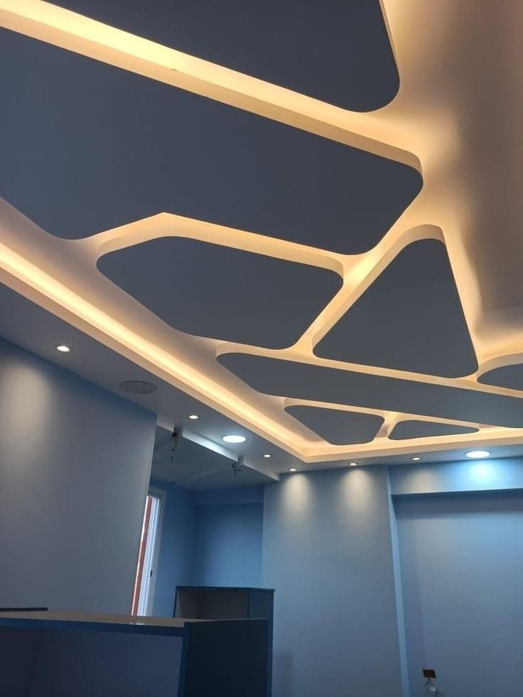 Best Gypsum Ceiling Designs with Integrated LED Lighting Ideas